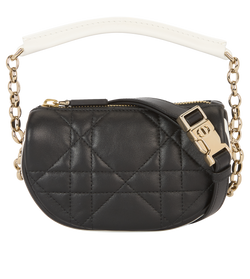 Vibe Micro Bag, Leather, Black/White, MA0252, 3*